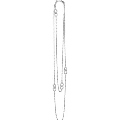 Fluted Link Station Necklace