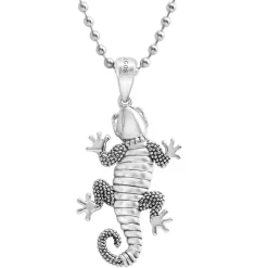 Gecko Pendant Necklace
