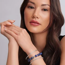 Gemstone and Bangle Bracelet Gift Set