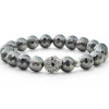 Gemstone Skull Bracelet