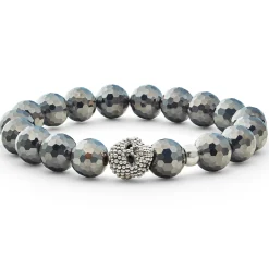 Gemstone Skull Bracelet