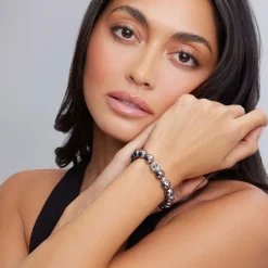 Gemstone Skull Bracelet