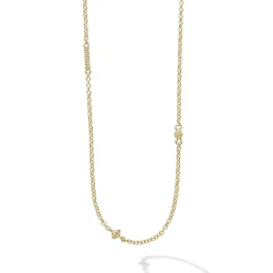 Gold Caviar Chain Necklace