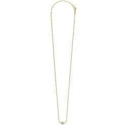 Gold Diamond Sphere Necklace
