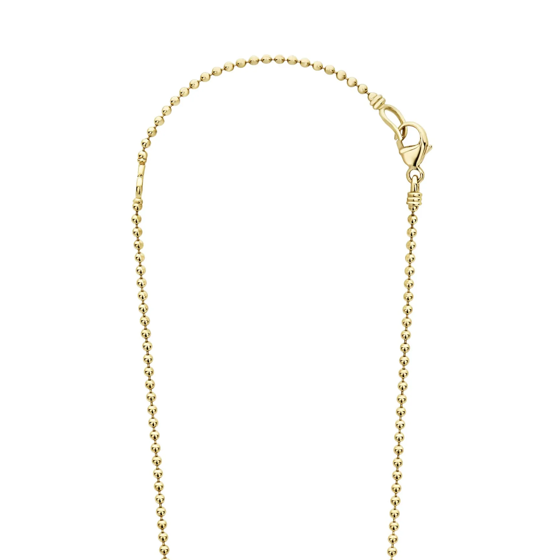 Gold Diamond Sphere Necklace