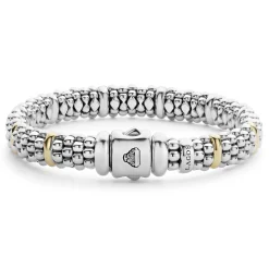Gold Station Caviar Bracelet | 9mm