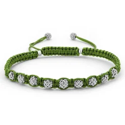 Green Macrame Bracelet