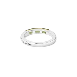 Green Tourmaline Stacking Ring
