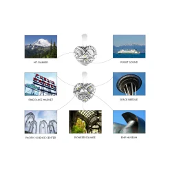 Heart of Seattle Pendant Necklace