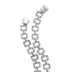 Hematite and Diamond Statement Necklace