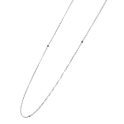 32 Inch Caviar Beaded Station Necklace