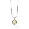 J Initial Charm Necklace