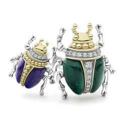 Jade Double Beetle Diamond Ring