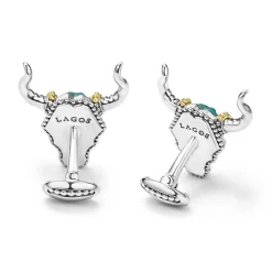 Jade Long Horn Cufflinks
