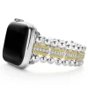 18K Gold and Diamond Caviar Beaded Watch Bracelet-38-45mm