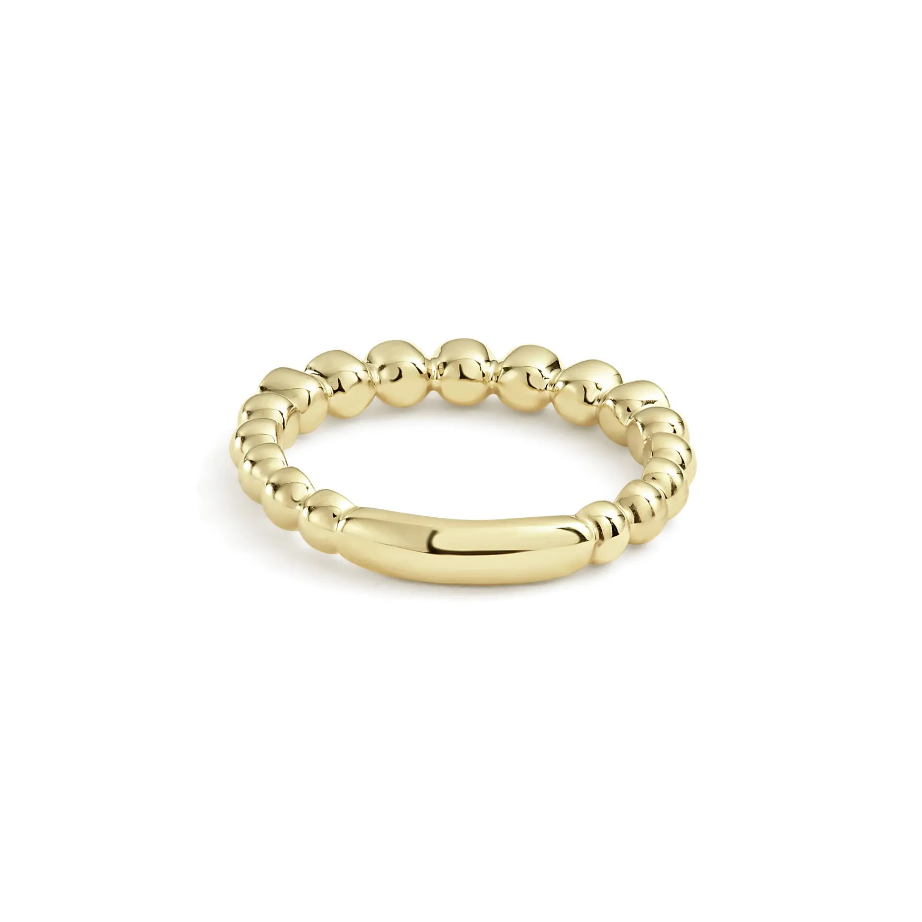 18K Gold and Diamond Stacking Ring