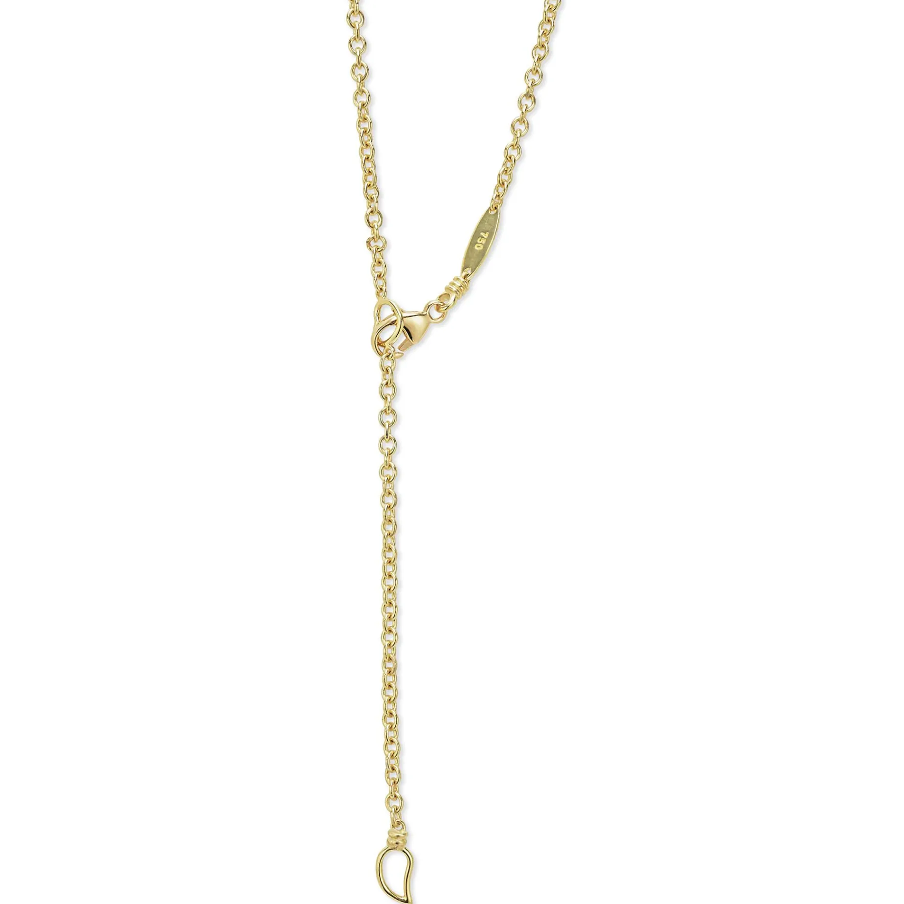 18K Gold and Diamond Star Chain Necklace