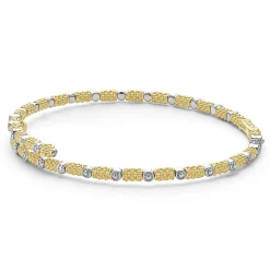18K Gold and Diamond Superfine Cuff Bracelet