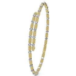 18K Gold and Diamond Superfine Cuff Bracelet