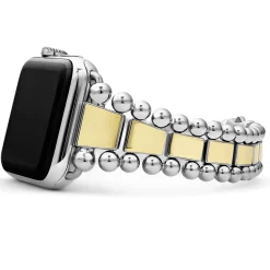 18K Gold and Stainless Steel Watch Bracelet-42-49mm