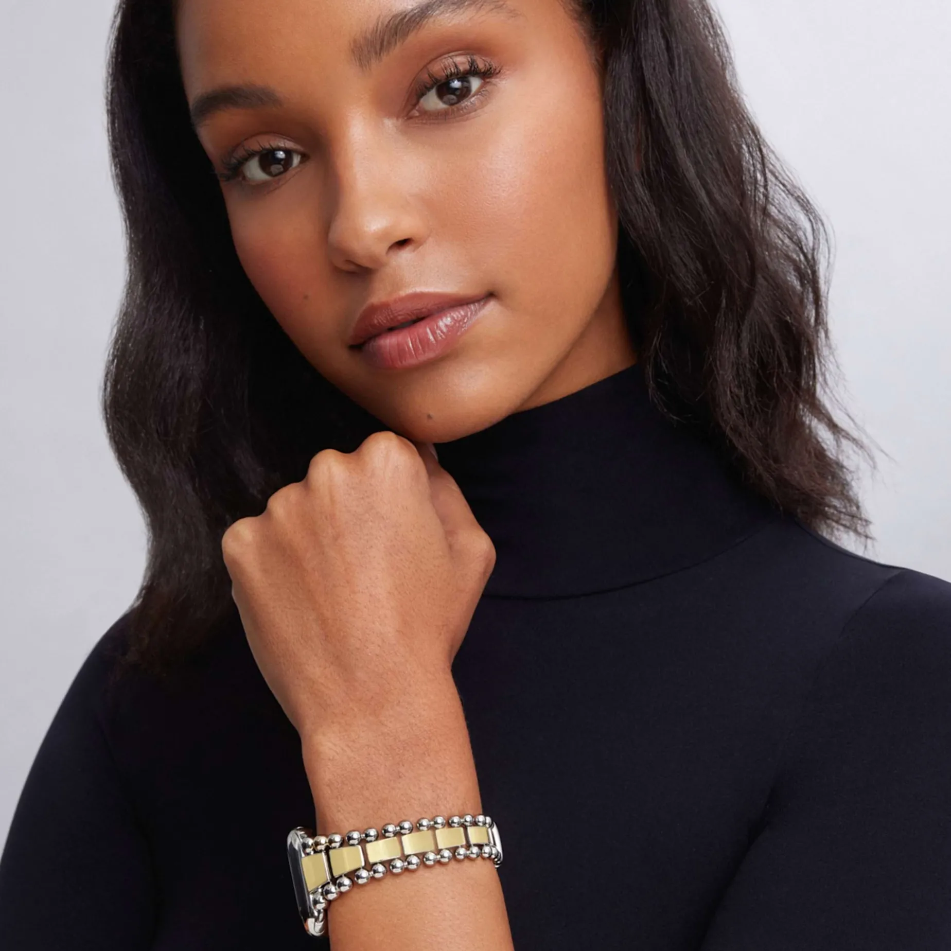 18K Gold and Stainless Steel Watch Bracelet-42-49mm