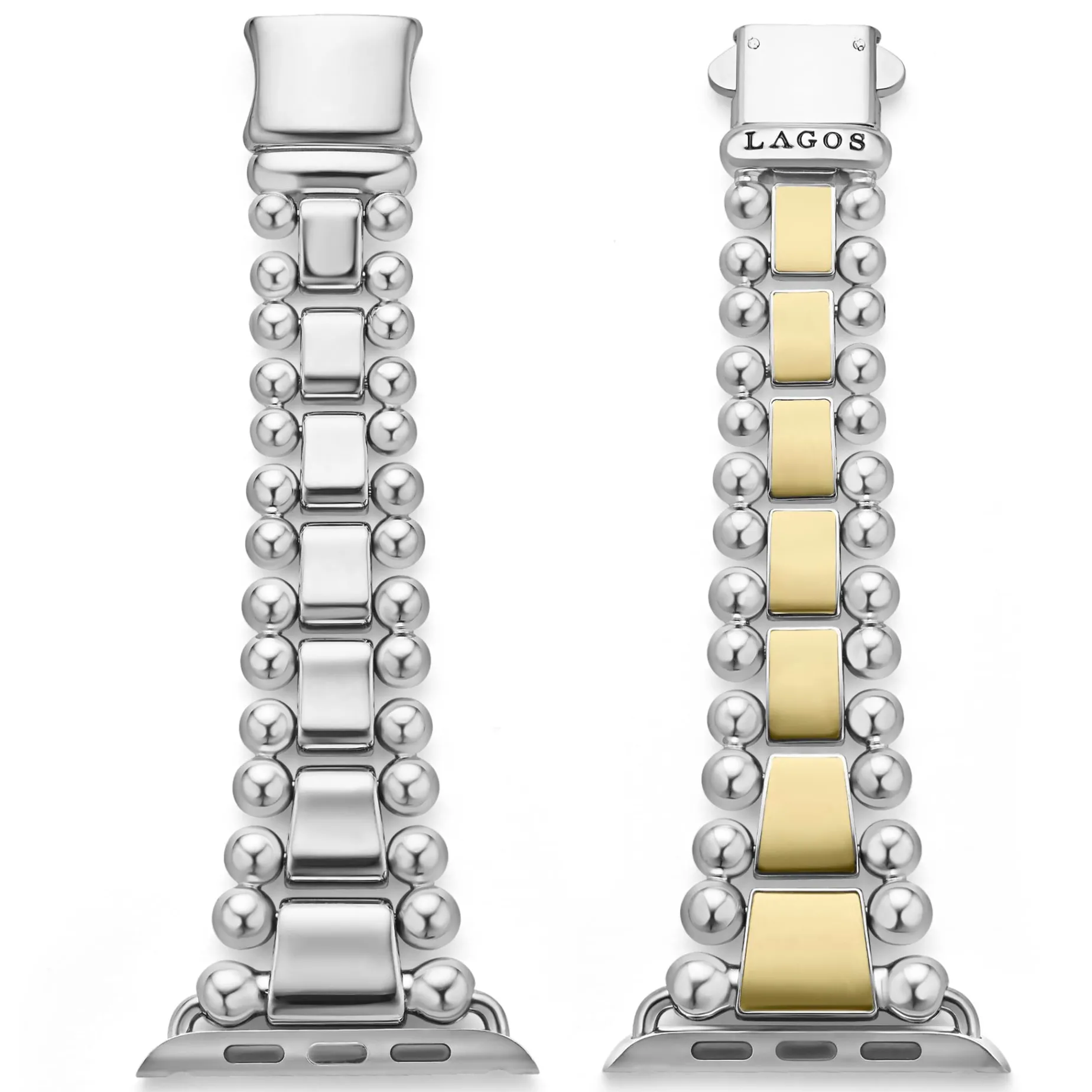 18K Gold and Stainless Steel Watch Bracelet-42-49mm