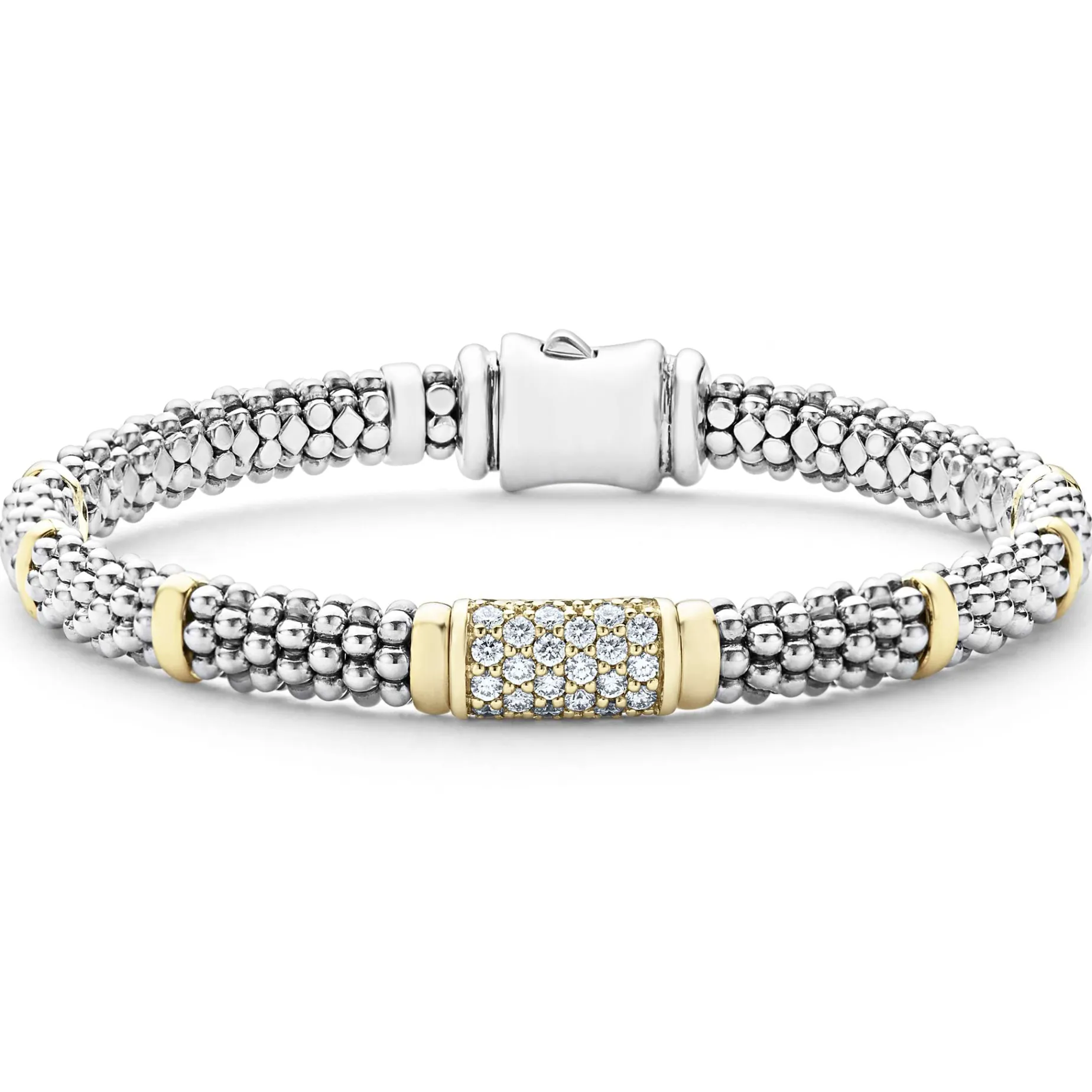 18K Gold and Sterling Silver Diamond Gift Set