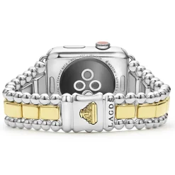 18K Gold and Sterling Silver Watch Bracelet-42-49mm
