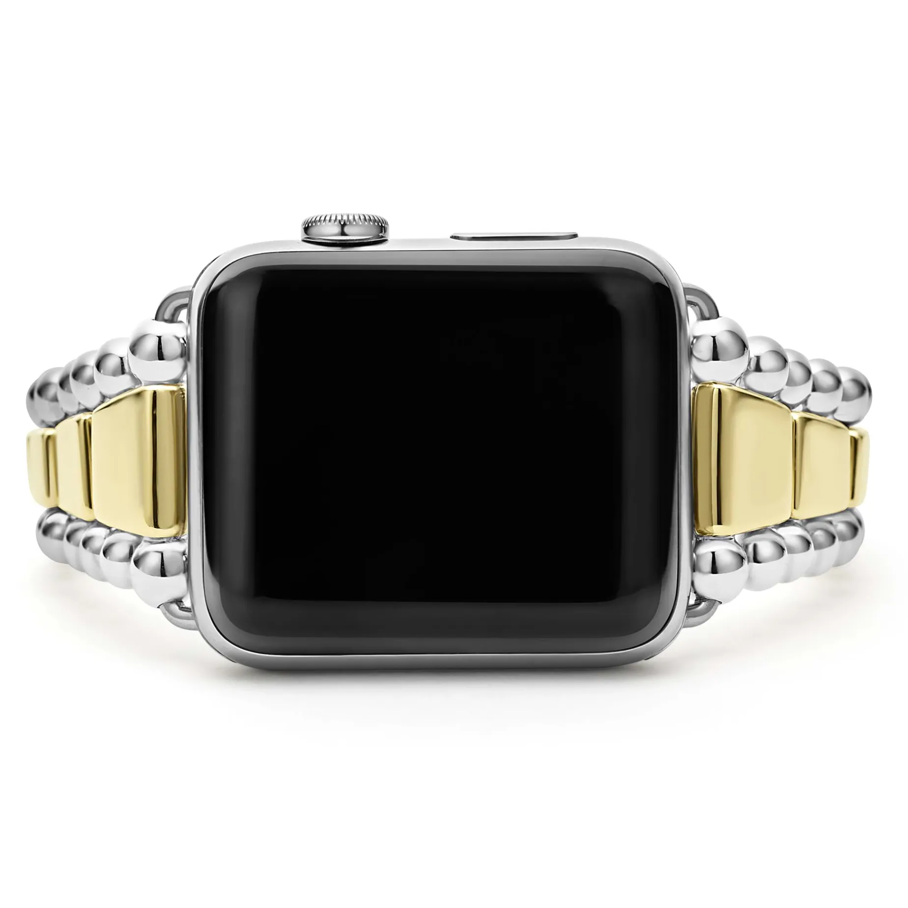 18K Gold and Sterling Silver Watch Bracelet-42-49mm