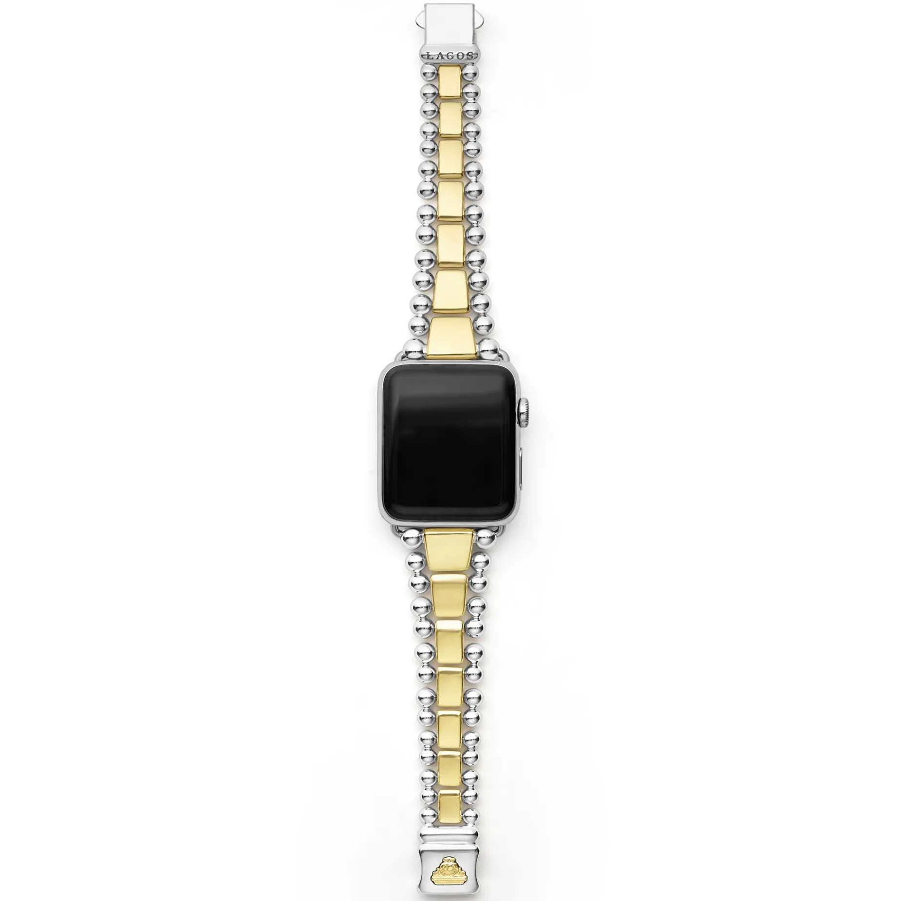 18K Gold and Sterling Silver Watch Bracelet-42-49mm