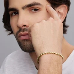 18K Gold Ball Chain Bracelet