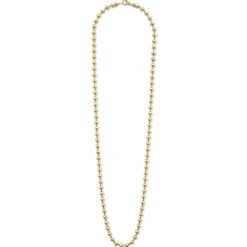 18K Gold Ball Chain Necklace