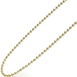 18K Gold Ball Chain Necklace