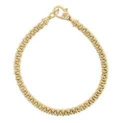 18K Gold Beaded Bracelet | 4mm