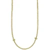 18K Gold Beaded Necklace