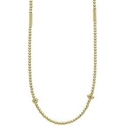 18K Gold Beaded Necklace