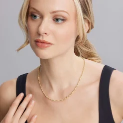 18K Gold Beaded Necklace