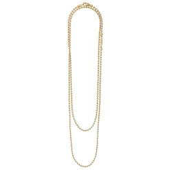 18K Gold Beaded Necklace
