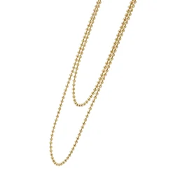 18K Gold Beaded Necklace