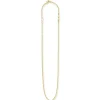 18K Gold Beaded Toggle Necklace