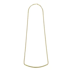 18K Gold Caviar Bar Necklace