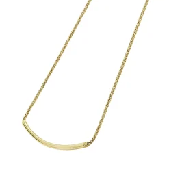 18K Gold Caviar Bar Necklace