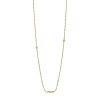 18K Gold Caviar Beaded Necklace
