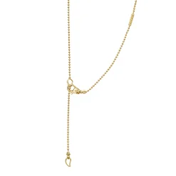 18K Gold Caviar Beaded Necklace