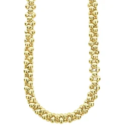 18K Gold Caviar Necklace | 11mm