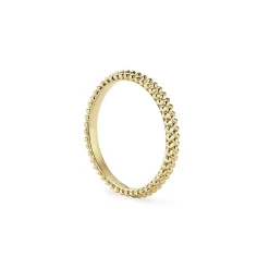 18K Gold Caviar Stacking Ring