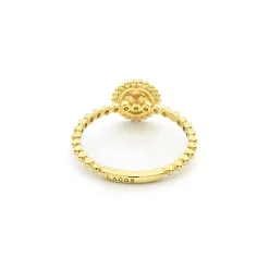 18K Gold Circle Ring
