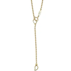 18K Gold Delicate Diamond Pendant Necklace