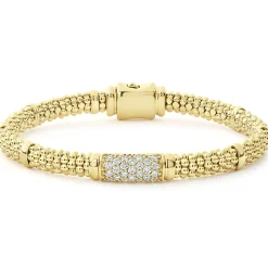 18K Gold Diamond Bracelet | 6mm