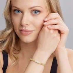 18K Gold Diamond Bracelet | 6mm